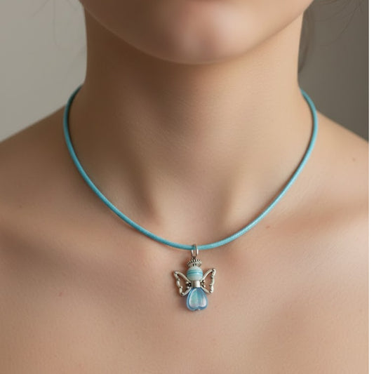 Collana con Angioletto Fatto a Mano | Semplice ed Elegante