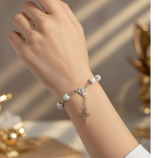 Bracciale Rosario Fatto a Mano in Vari Colori | Elegante e Spirituale