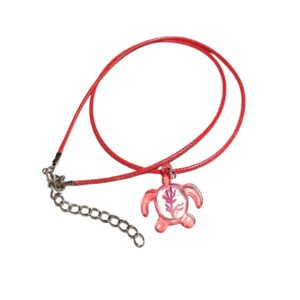 Collana Tartaruga con Fondale Artigianale